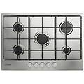 thp 752 ix/i 1 piano gas inox 75cm 5 fuochi griglie smaltate