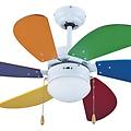 ventilatore da soffitto periugia multicolore d. 92 cm