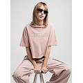 t-shirt cropped con logo