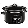 crockpot slow cooker 4 7 l pentola per cottura lenta 220 w capacità ciotola l black