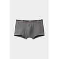boxer in microfibra con logo uomo grigio scuro taglia 6