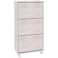 - scarpiera hamar bianca 59 5x35x117 cm in legno massello di pino