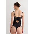 body eleonora in pizzo donna nero taglia 4c
