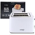 tostapane italian design dual 700w 2 fette bianco acciaio 7 livelli