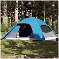 - tenda da campeggio a cupola per 4 persone blu impermeabile
