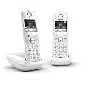 telefono as690 duo bianco 2 portatili schermo 2 rubrica 100 contatti
