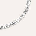 bracciale tennis silver elegance argento rodiato cubic zirconia collezione silver elegance bianco