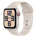 watch se gps + cellular cassa 40mm in alluminio galassia con cinturino sport galassia m/l