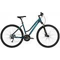bicicletta ibrida evado 5. 0 donna blu petrolio