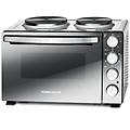 km 3300 cucina fornetto da appoggio piastra sigillata nero argento (km 3300)
