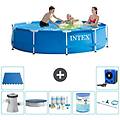 - piscina fuori terra in giro 305x76 cm blu include accessori coordinati a1708