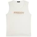 canotta regular fit con dettagli dorati