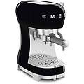 macchina da caffè espresso manuale 50's style – nero lucido – ecf02bleu