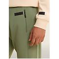 pantalone in interlock con coulisse e fondo a polsino hedge green uomo extra large