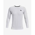 maglia heatgear fitted manica lunga bianco l