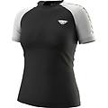 ultra 3 s-tech s/s w maglia trail running donna black/white xs/s