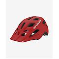 casco fixture rosso opaco logo bianco