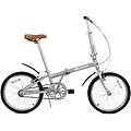 folding bicicletta pieghevole alluminio 20 grigio