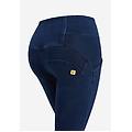 jeggings push up wr. up 7/8 superskinny fit clessidra dark jeans-seams on tone donna extra large