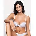 costume push up con coppa graduata textured / bianco ottico / 5 bianco ottico