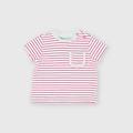 t-shirt in jersey da neonata rosa taglia 3m