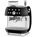 macchina espresso manuale egf03bleu 2 4l 1650w nero con macinacaffè integrato