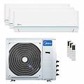 condizionatore evolution trial split 9000+9000+18000 btu inverter a++ unità esterna 8. 2 kw