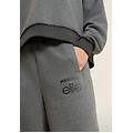 pantalone sportivo m&eacute;lange con gamba balloon x elite melange gray donna small