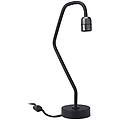 lampada da tavolo loft altezza 49 cm senza paralume