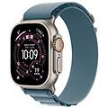 watch ultra 3 gps + cellular 49mm cassa titanio con alpine loop blu chiaro medium