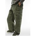 pantaloni cargo in canvas tinto capo cold dyed four leaf clover cold dyed donna small