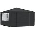 - gazebo professionale con pareti 4x4 m verde 90 g / m²