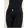 pantaloni push up wr. up in tessuto traspirante sostenibile nero donna xxx large