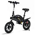 e-bike 120l bicicletta elettrica pieghevole 12'' nera