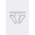 slip uomo in cotone superior con logo uomo bianco taglia 6