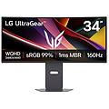 monitor gaming ultragear 34 serie g600a 21 9 curvo wqhd 160hz 1ms mbr 34g600a-b