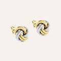 orecchini lobo gold essence oro bicolore collezione gold essence bicolore
