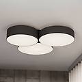plafoniera led smart barbano-z nero