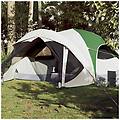 - tenda familiare cabina per 6 persone verde impermeabile