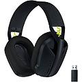 g435 lightspeed cuffie gaming wireless bianco e nero memory foam