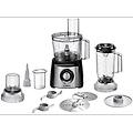 mcm3501m robot da cucina 800 w capacità ciotola 2 3 l nero/inox