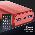 power bank essential 10000 rosso