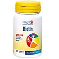 longlife biotin integratore biotina 300mcg pelle capelli mucose 100 compresse