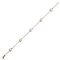bracciale donna in oro giallo e bianco gl100040