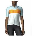 castelli. maglia aero pro blu / arancione donna maglia maniche corte ritiro gratis