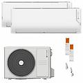 condizionatore cristallo 2 dual split 12000+12000 btu inverter a+ wifi unità esterna 5. 3 kw