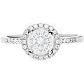 anello solitario silver elegance argento rodiato cubic zirconia collezione silver elegance misura 51