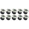 faretto da esterno 5led 5w 10 pz luce fredda segnapassi segnapasso giardino dr