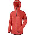 vertical wind giacca trail running con cappuccio donna red/dark blue i42 d36