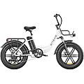 l20 bicicletta elettrica 20*4. 0 pollici mountain tire bianco